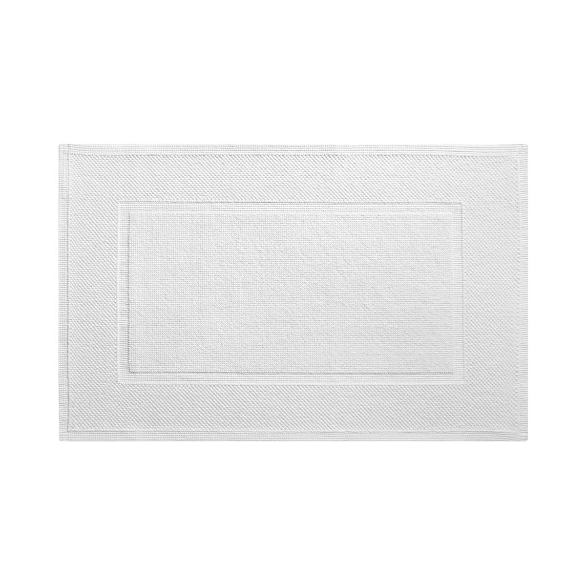 Eden Blanc Bath Mat by Yves Delorme | Fig Linens and Home - White bath mat, rug