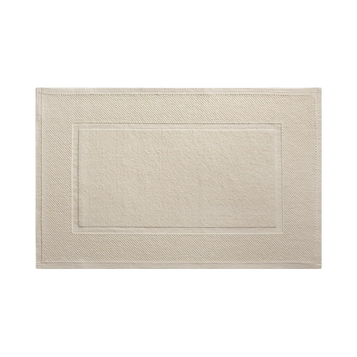 Eden Nacre Bath Mat by Yves Delorme | Fig Linens and Home - Ivory bath mat, rug