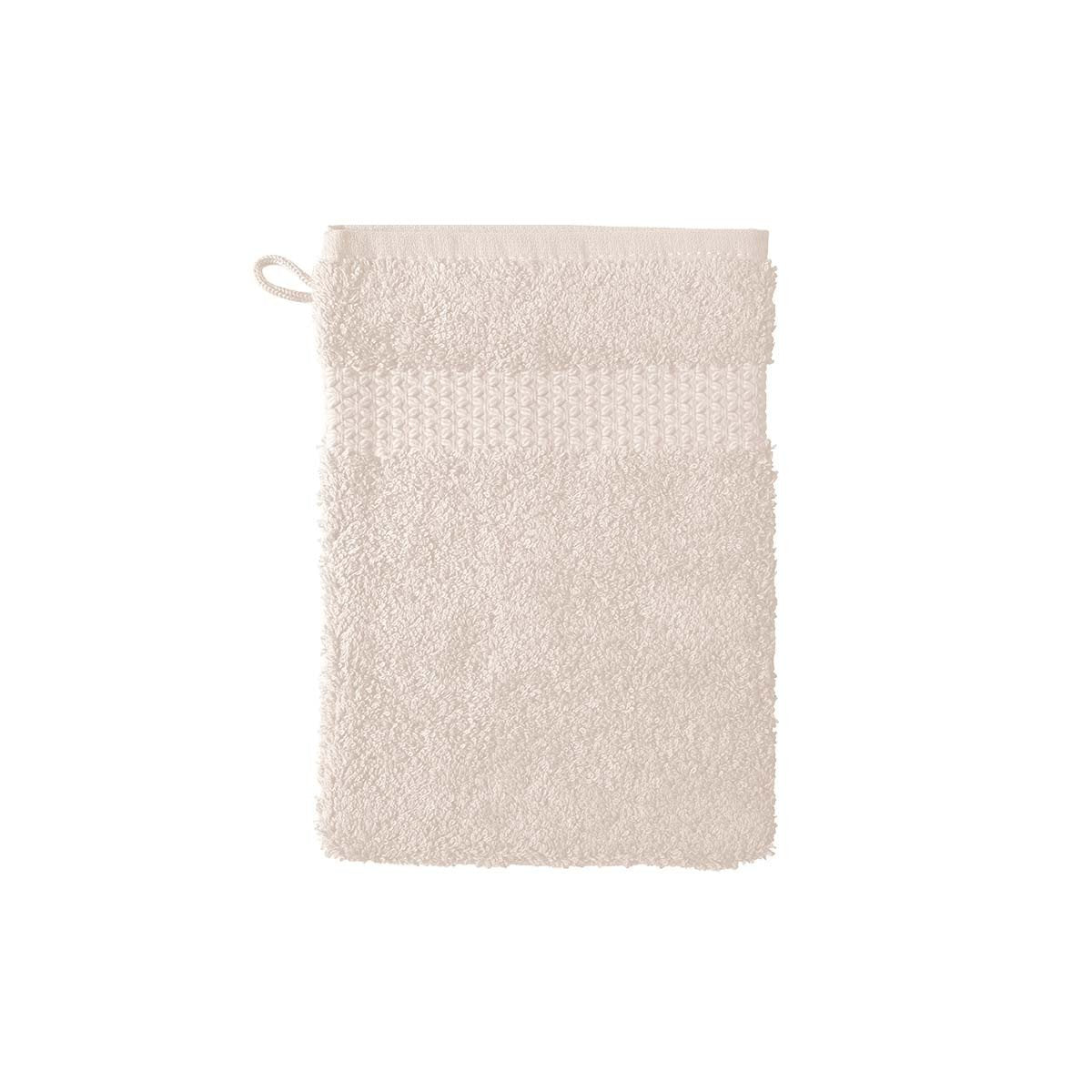 Etoile Nacre Bath Collection by Yves Delorme | Fig Linens - Ivory bath linen, wash mitt