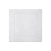 Prestige Blanc Bath Rug by Yves Delorme | Fig Linens - White square bath rug, mat, non slip, cotton