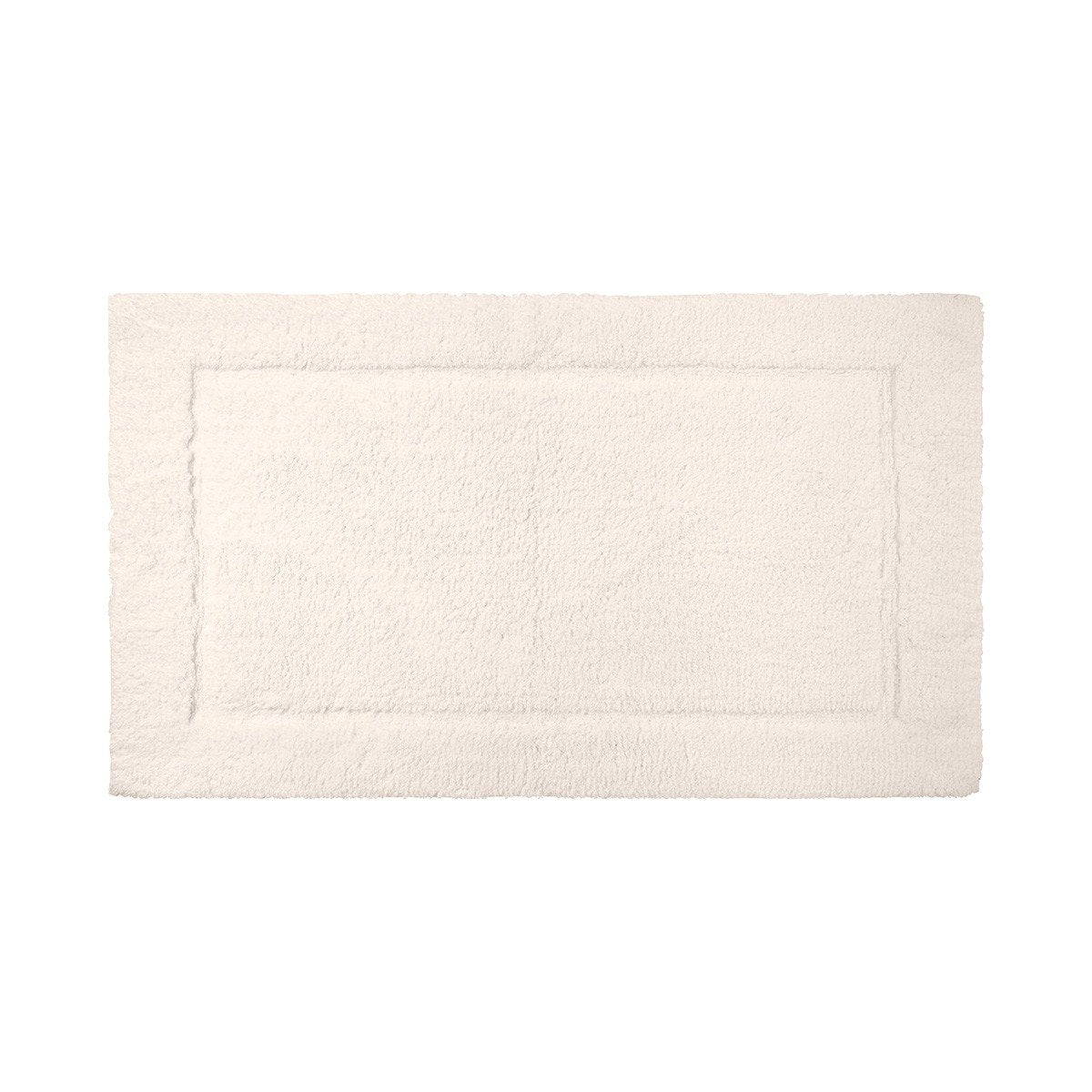 Prestige Nacre Bath Rug by Yves Delorme | Fig Linens and Home - Ivory, cotton, bath mat, rug