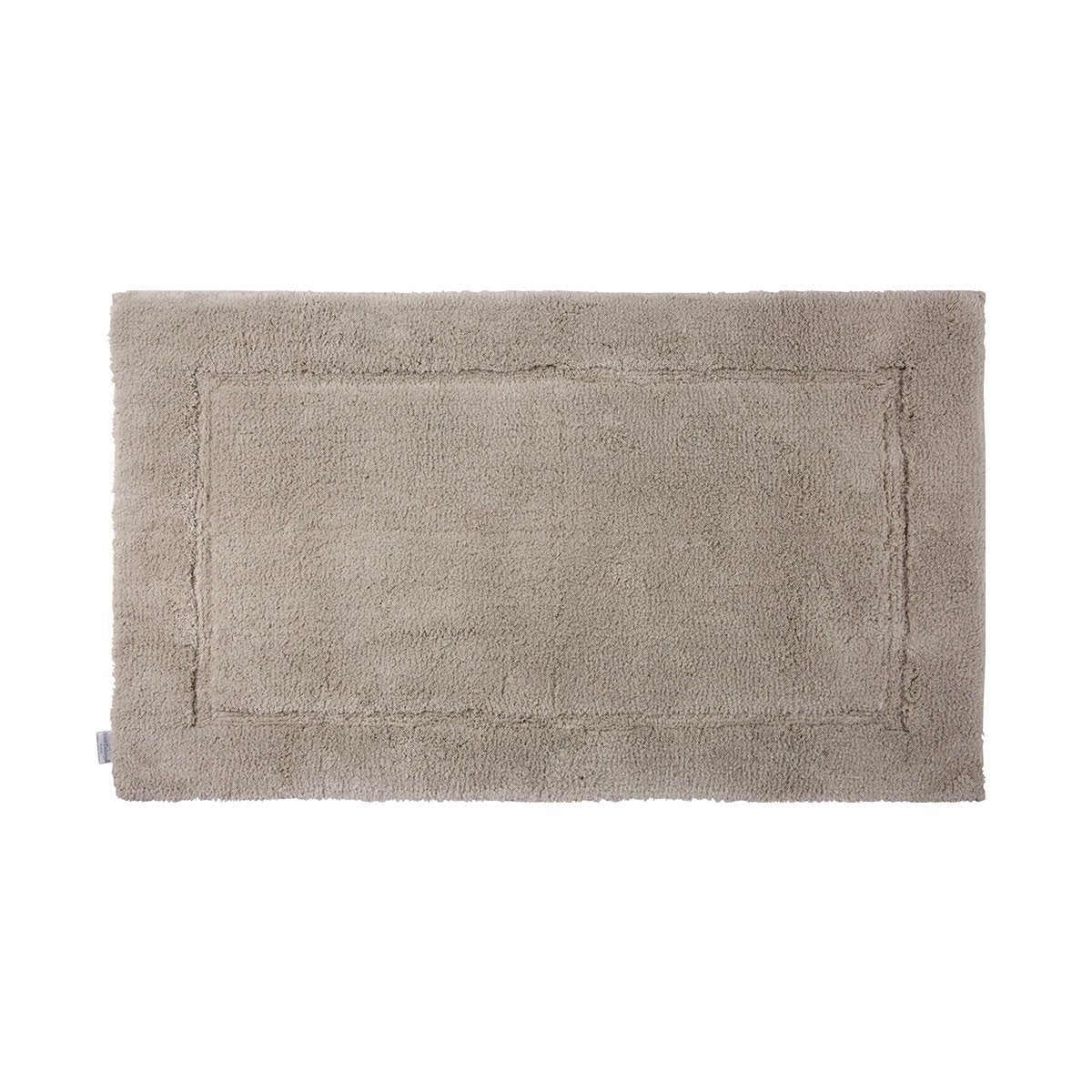 Prestige Pierre Bath Rug by Yves Delorme | Fig Linens - Taupe, cotton, bath mat, bath rug