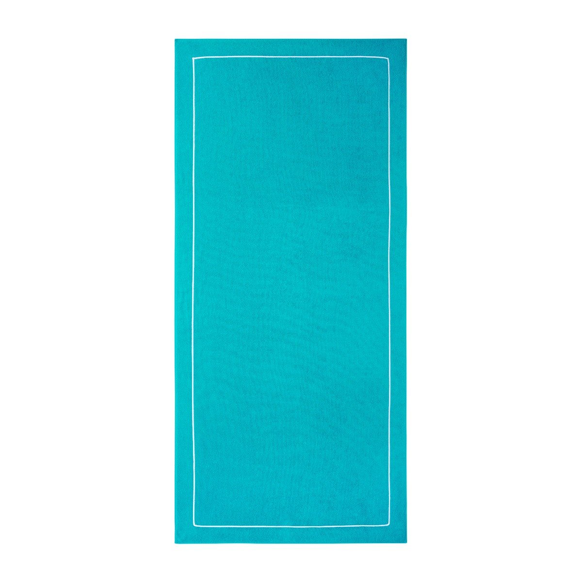 Croisiére Beach Towel in Caraibe Turquoise Fig Linens