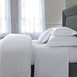 Athena Blanc Bedding Collection by Yves Delorme | Fig Linens - White bed linens