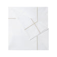 Athena Nacre Bedding Collection by Yves Delorme | Fig Linens - White and ivory duvet cover