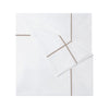 Athena Pierre Bedding Collection by Yves Delorme | Fig Linens - white bed linens, duvet cover