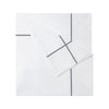 Athena Platine Bedding Collection by Yves Delorme | Fig Linens - White, cotton, duvet cover