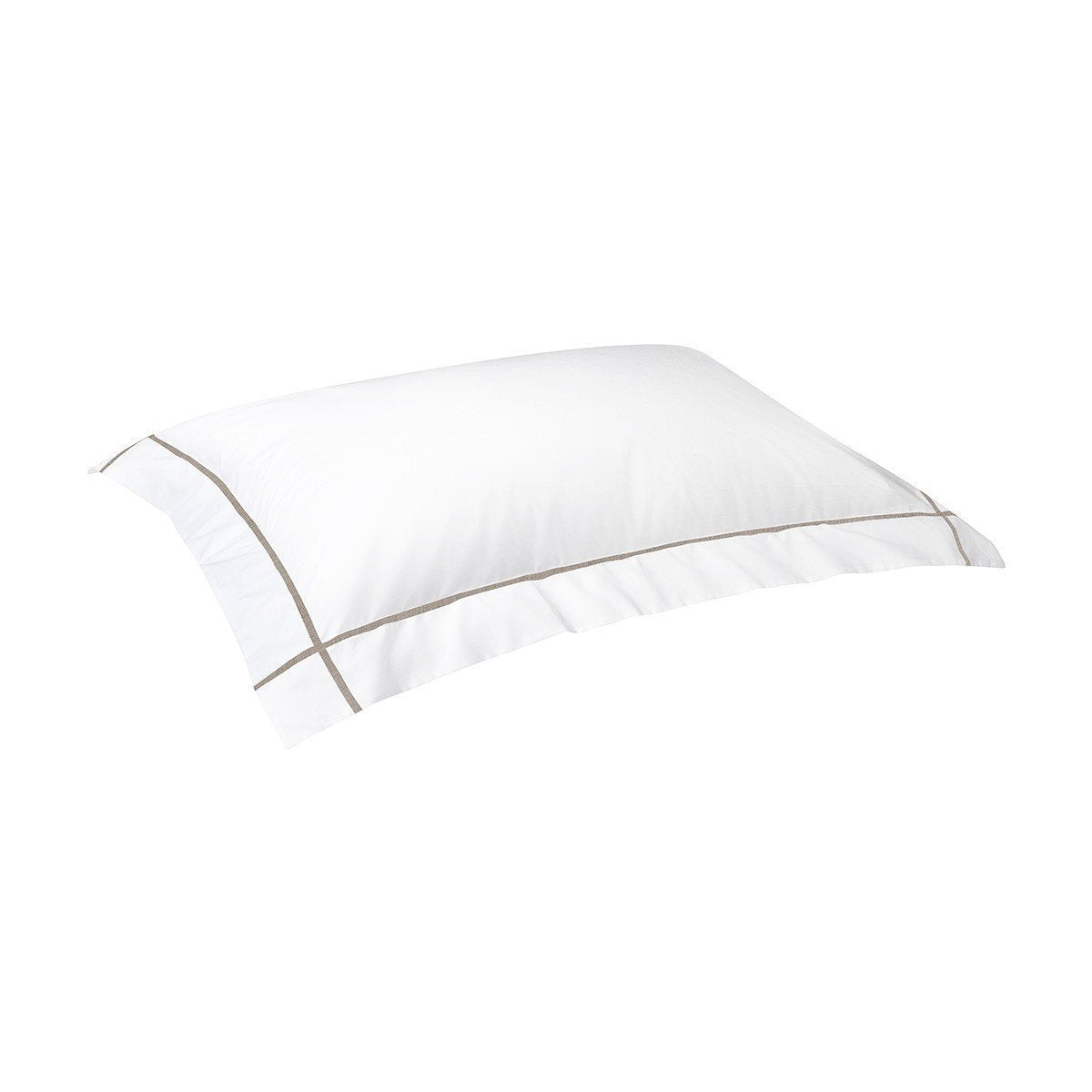 Athena Pierre Bedding Collection by Yves Delorme | Fig Linens - white bed linens, standard, king