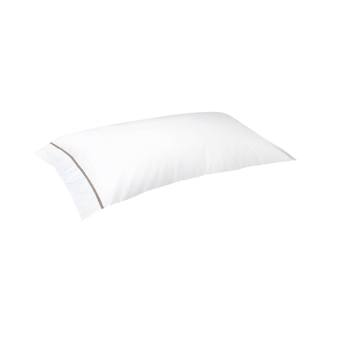 Athena Pierre Bedding Collection by Yves Delorme | Fig Linens - white bed linens, pilowcase