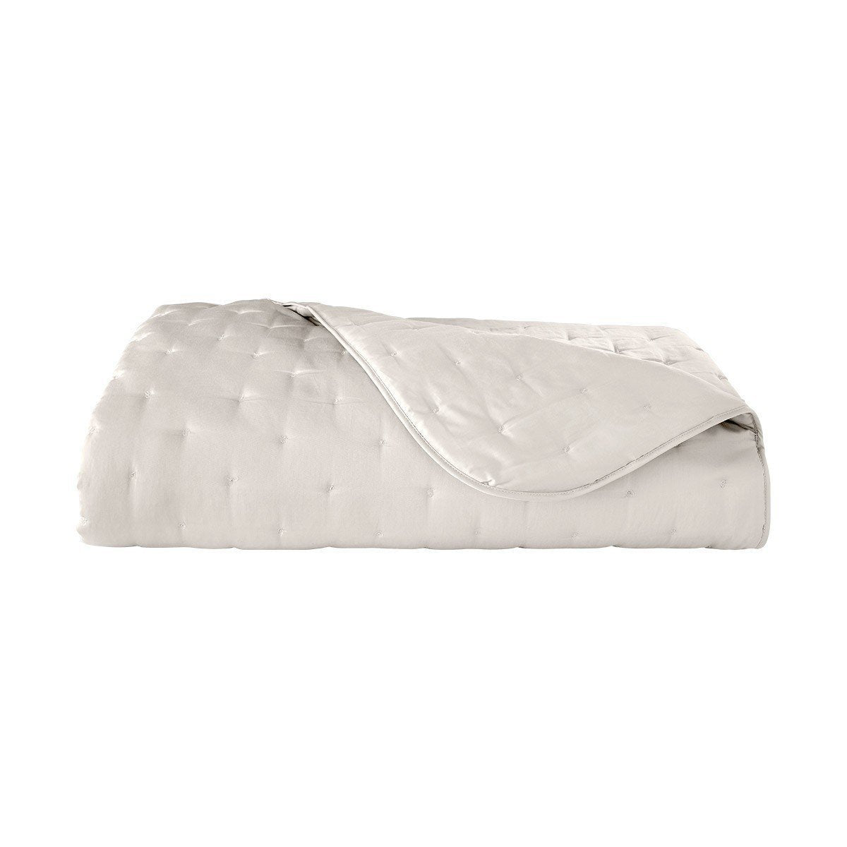Triomphe Nacre Ivory Bedding by Yves Delorme | Fig Linens - Quilted Coverlet