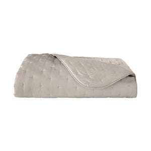 Triomphe Pierre Stone Bedding by Yves Delorme | Fig Linens - Quilted coverlet