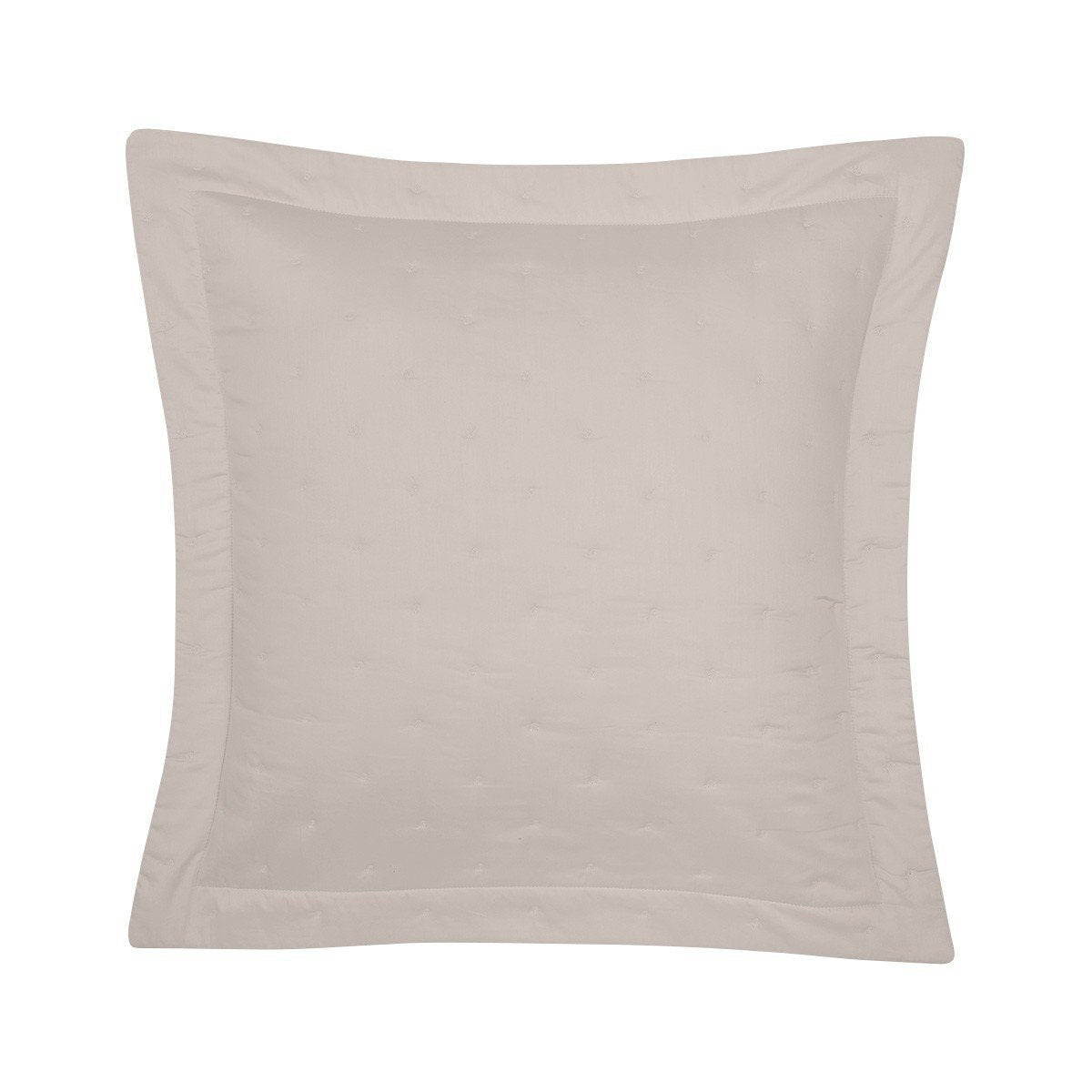 Triomphe Pierre Stone Bedding by Yves Delorme | Fig Linens - Quilted Euro Sham