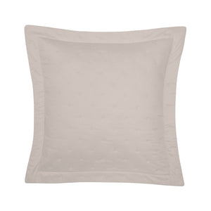 Triomphe Pierre Stone Bedding by Yves Delorme | Fig Linens - Quilted Euro Sham