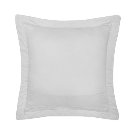 Triomphe Silver Light Gray Bedding by Yves Delorme - Fig Linens - Quilted Euro Sham