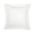 Triomphe Nacre Ivory Bedding by Yves Delorme | Fig Linens - Quilted Euro Sham