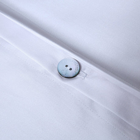 Adagio Blanc Bedding Collection by Yves Delorme | Fig Linens - white, cotton, luxury duvet cover