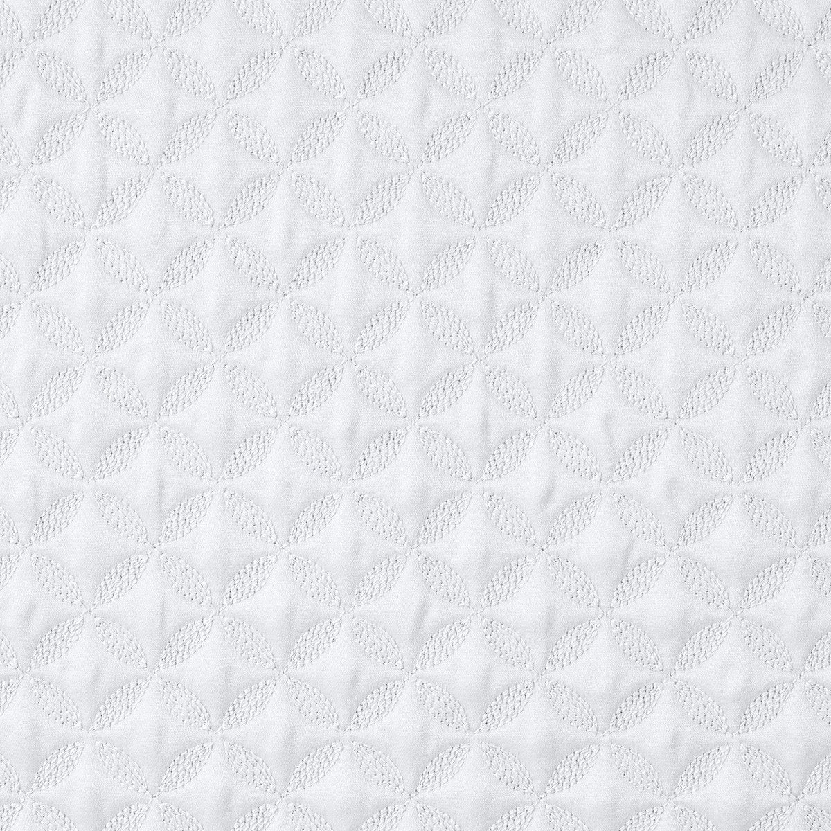 Adagio Blanc Bedding Collection by Yves Delorme | Fig Linens - white, luxury quilted coverlet