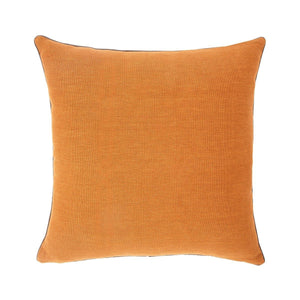 Pigment Cuir Orange Throw Pillows by Iosis | Fig Linens - Front