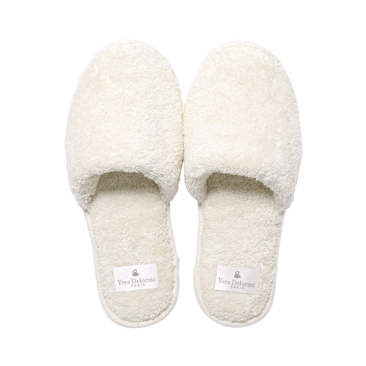 Etoile Nacre Women&#39;s Slippers by Yves Delorme | Fig Linens - Ivory slippers