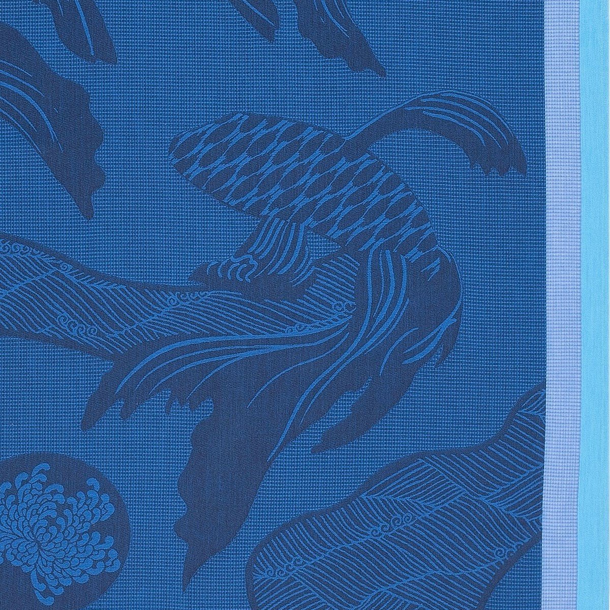 Océanique Beach Towel by Le Jacquard Français  Fig Linens Blue