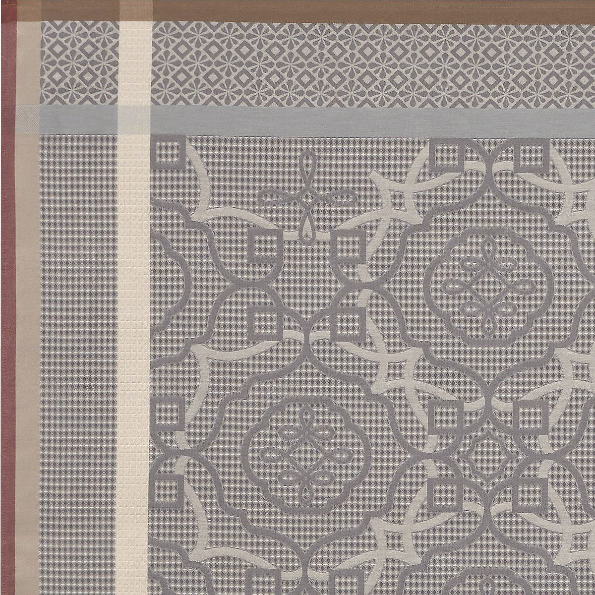 Zellige Beach Towels by Le Jacquard Français Fig Linens Mica Grey