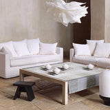 Le Jacquard Français Table Linen Fleurs de Kyoto Mist Fig Linens