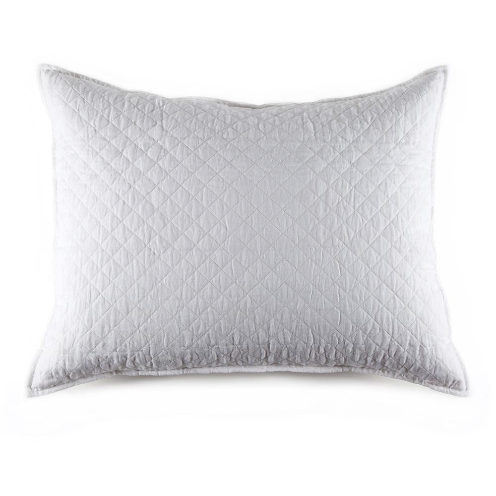 Pom Pom at Home -Hampton Big Pillow in White | Fig Linens