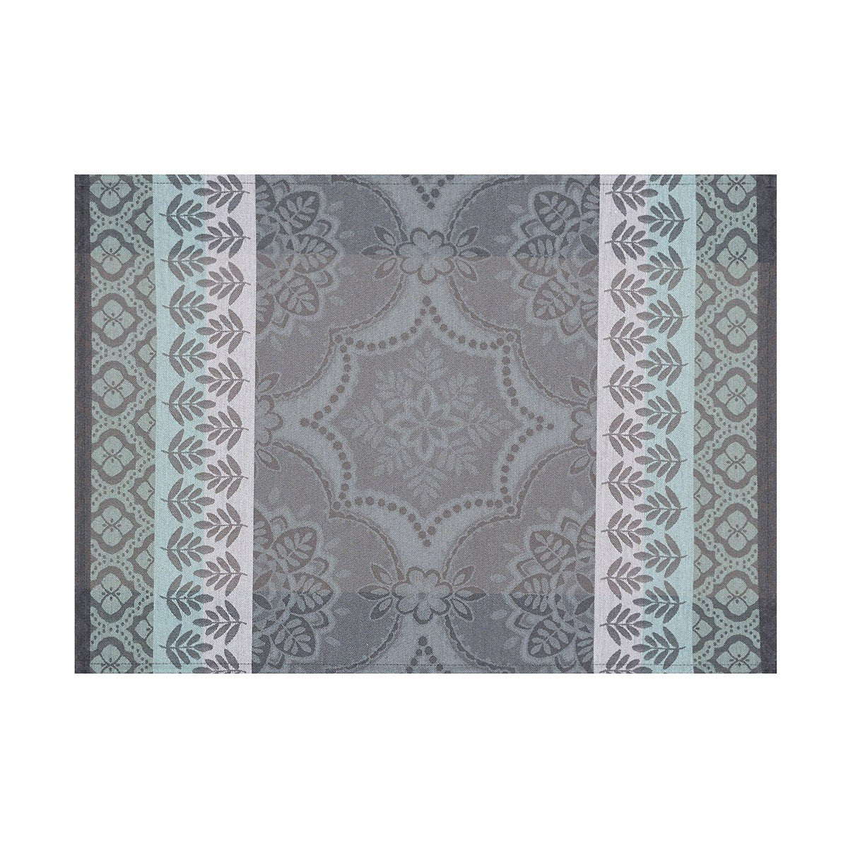 Le Jacquard Francais Coated Table Linen Bastide Grey Fig Linens Tablecloth Napkin Placemat