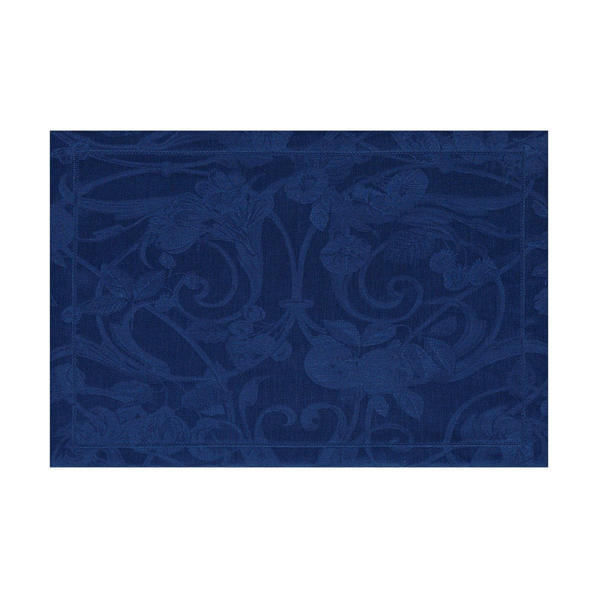 Le Jacquard Français Table Linen Tivoli in Sapphire Navy Blue Fig Linens placemat