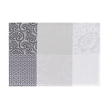 Le Jacquard Français Table Linen Fleurs de Kyoto Mist Fig Linens Placemat