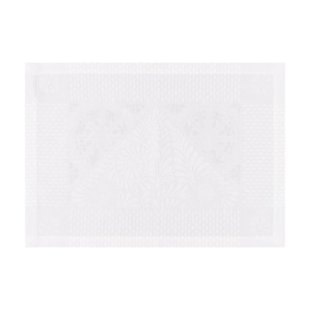 Le Jacquard Français Fine Table Linen Bosphore Blanc Fig Linens Placemat