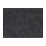 Le Jacquard Français Table Linen Tivoli in Onyx Fig Linens black placemat
