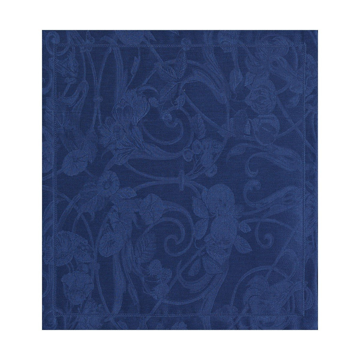 Le Jacquard Français Table Linen Tivoli in Sapphire Navy Blue Fig Linens napkin