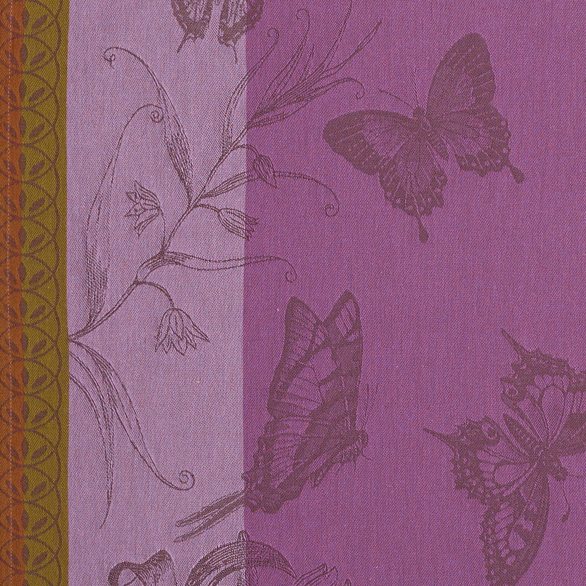 Le Jacquard Français Jardin Des Papillons Kitchen Tea Towels Fig Linens purple