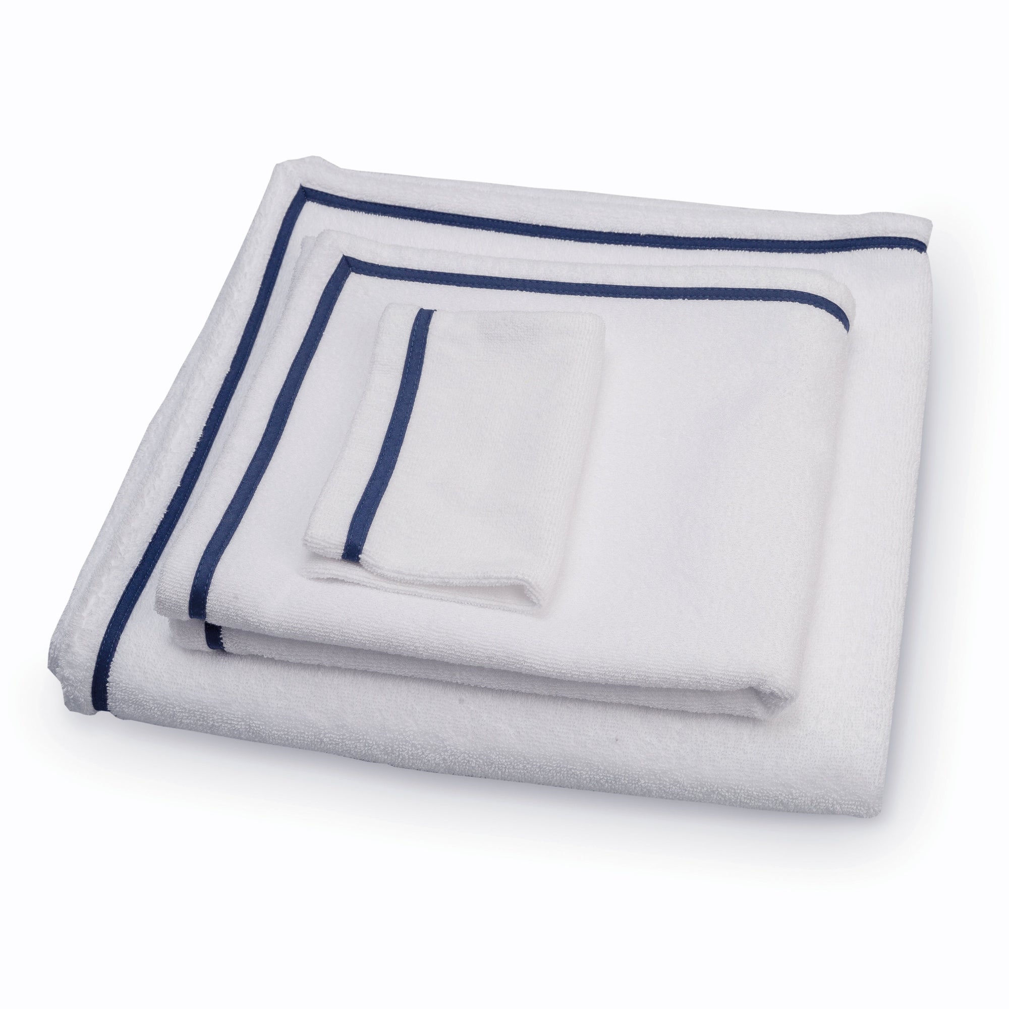 Saxo Cadette Blue Bath Towels by Abyss & Habidecor | Fig Linens and Home