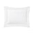Adagio Blanc Bedding Collection by Yves Delorme | Fig Linens - White, cotton, boudoir sham