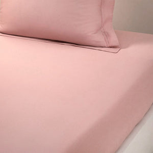 Yves Delorme Triomphe Poudre Bedding | Organic Cotton Fitted Sheets at Fig Linens and Home