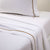 Yves Delorme Bedding | Athena Bronze Flat Sheet at Fig Linens and Home - Organic
