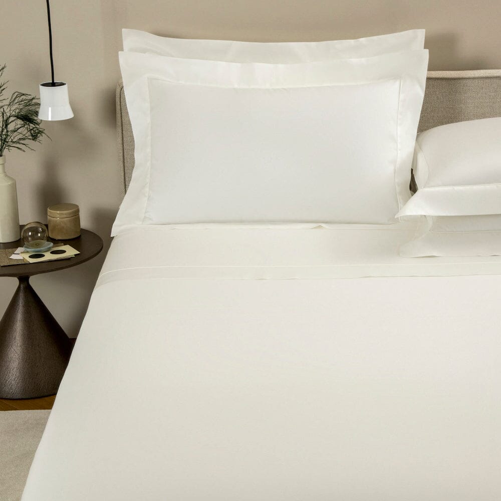 Sheet Set - Frette Grace Bedding in Milk | Fig Linens and Home - view 2