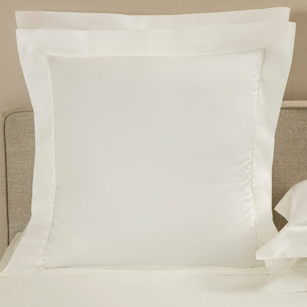 Euro Sham - Frette Grace Bedding in Milk | Fig Linens and Home - view 1