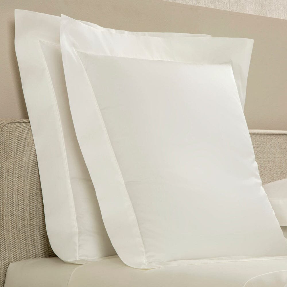 Euro Sham - Frette Grace Bedding in Milk | Fig Linens and Home - view 2