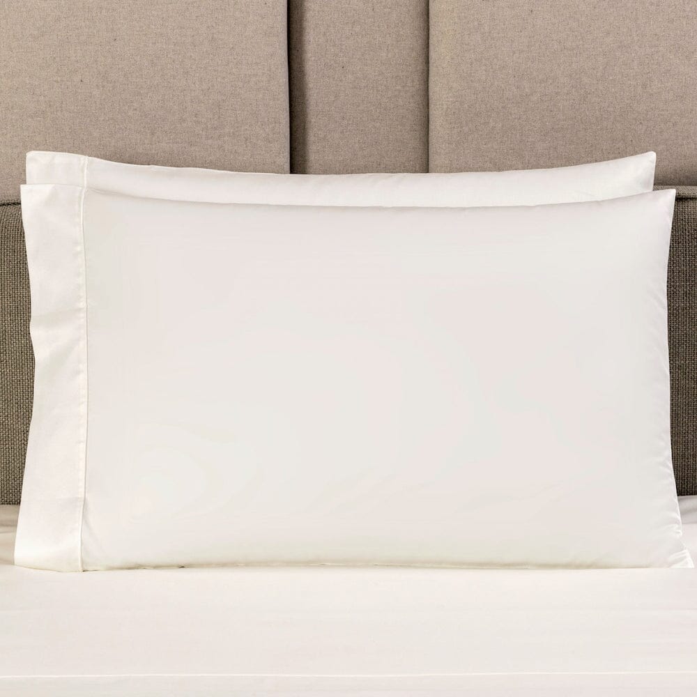 Pillowcases - Frette Grace Bedding in Milk | Fig Linens and Home - view 1