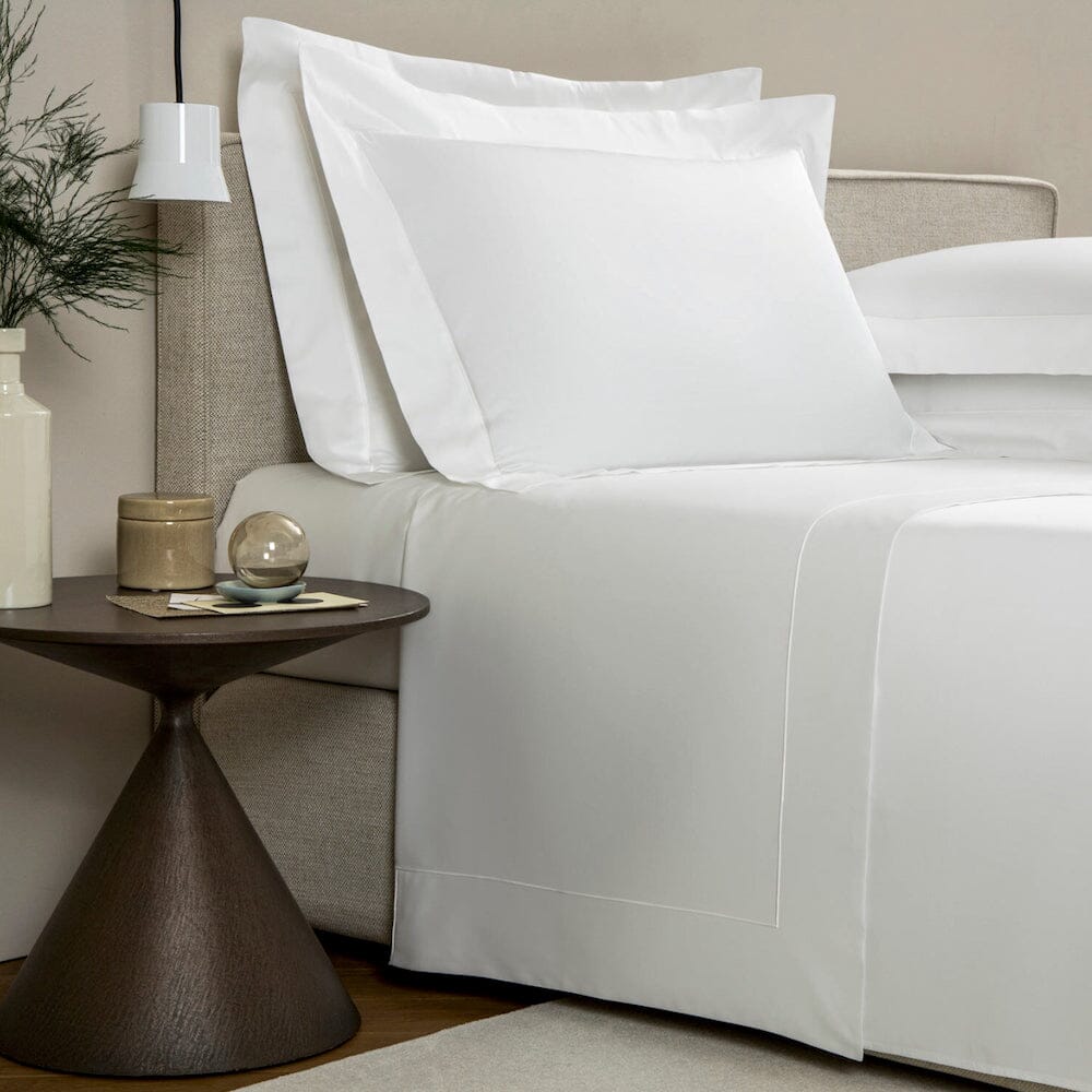 Grace White Sheet Set - Frette Bedding at Fig Linens and Home - View 1