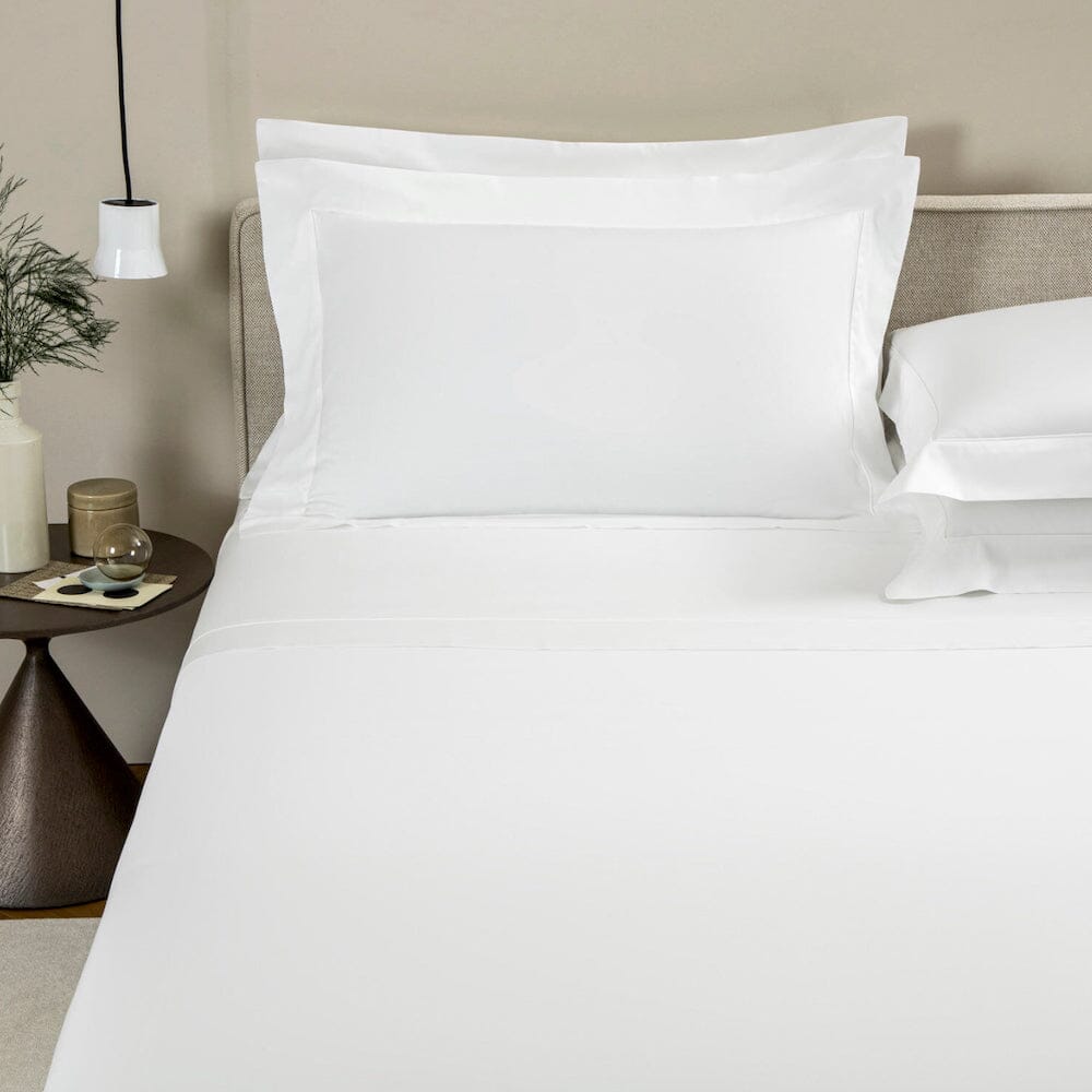 Grace White Sheet Set - Frette Bedding at Fig Linens and Home - View 2
