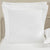 Grace White Euro Sham - Frette Bedding at Fig Linens and Home - View 1