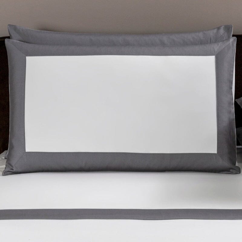 Frette Bedding - Bold Slate Grey Pillowcase or Sham - Fig Linens and Home