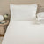Frette Bedding - Triplo Popeline Bourdon White and Milk Pillow Shams 2