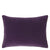 Fig Linens - Cassia Aubergine & Magenta Velvet Pillow by Designers Guild - Front