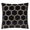 Front - Manipur Noir Decorative Pillow by Designers Guild | Fig Linens