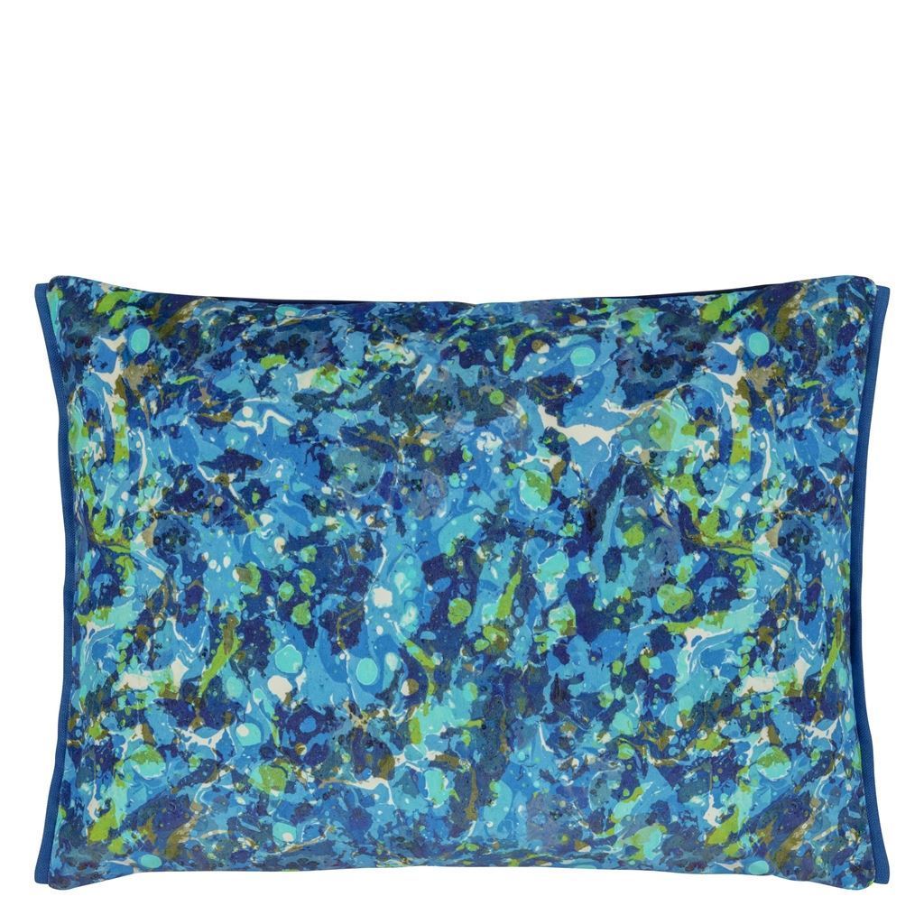 Front - Odisha Cobalt Decorative Pillow by Designers Guild | Fig Linens